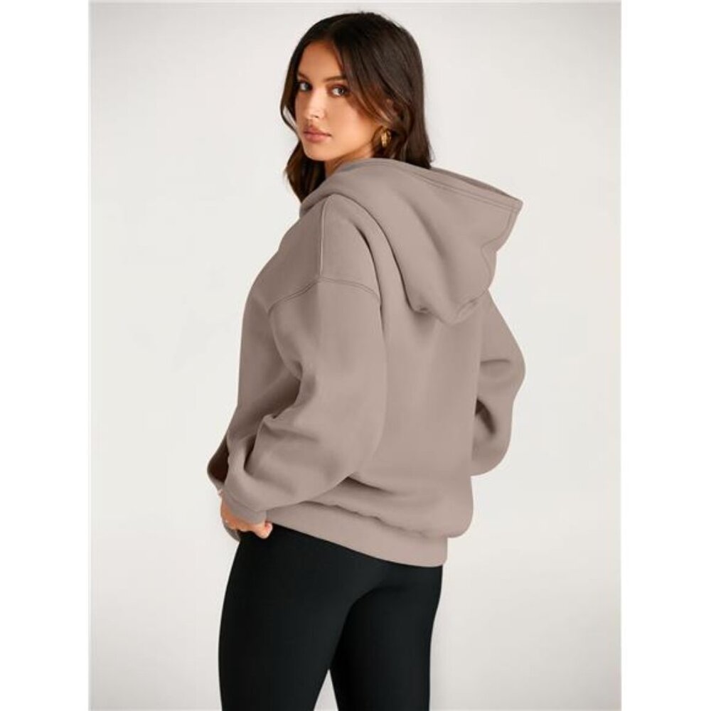 Womens Oversized Hoodies‎ Fleece Sweatshirts Long Sleeve Sweaters Fall Pullover - Picture 4 of 6